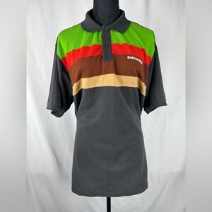 Vintage Unisex Burger King Retro Work Authentic Polo T-Shirt